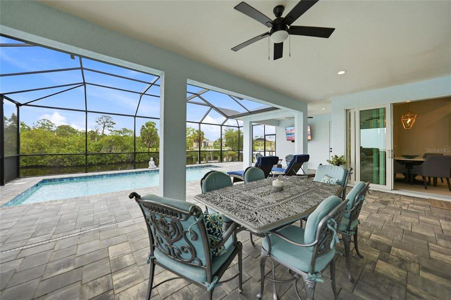 Exterior details and patio area of a home in , Port Charlotte (Image 20). Exterior details and patio area of a home in , Port Charlotte (Image 20).