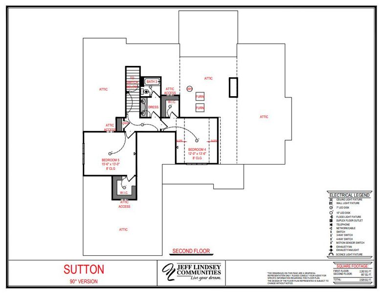 2D floor plan layout for the Sutton A by Jeff Lindsey Communities in Lamar Farms, Newnan, GA (Image 3). 2D floor plan layout for the Sutton A by Jeff Lindsey Communities in Lamar Farms, Newnan, GA (Image 3).