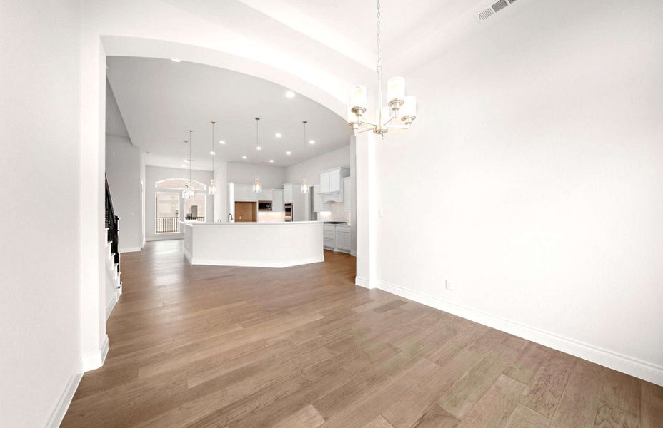Spacious, unfurnished interior of a new home in Bridgeland 60′, Cypress (Image 26).