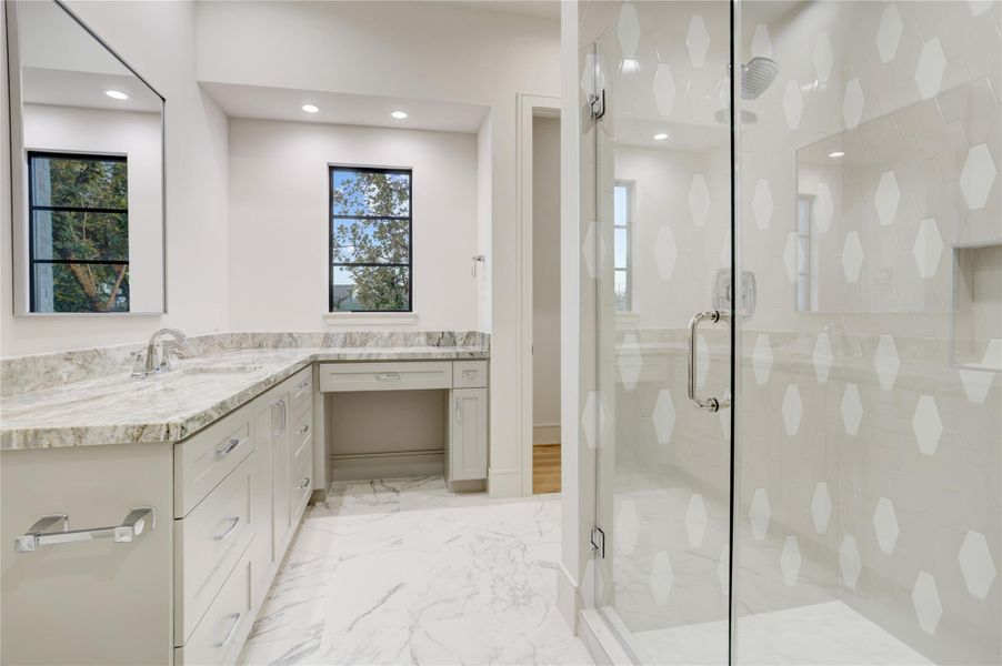 Furnished interior view inside a new home in , Houston (Image 33).