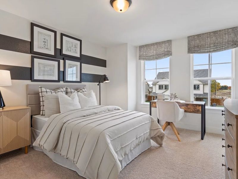 Furnished interior view inside a new home in Lake Park Villas, Wylie (Image 19).