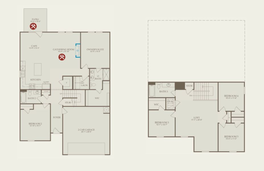 2D floor plan layout of this home in Grand Arbor, Blythewood, SC (Image 4). 2D floor plan layout of this home in Grand Arbor, Blythewood, SC (Image 4).