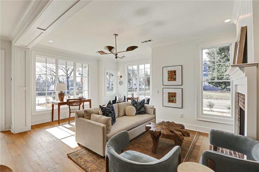 Furnished interior view inside a new home in , Gainesville (Image 35).