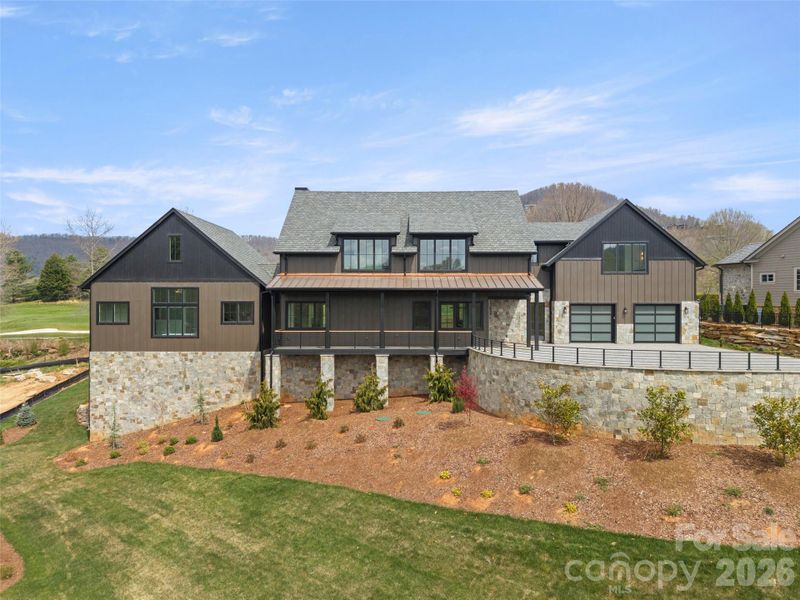 Front exterior of a new home in , Arden, NC, highlighting curb appeal (Image 19).