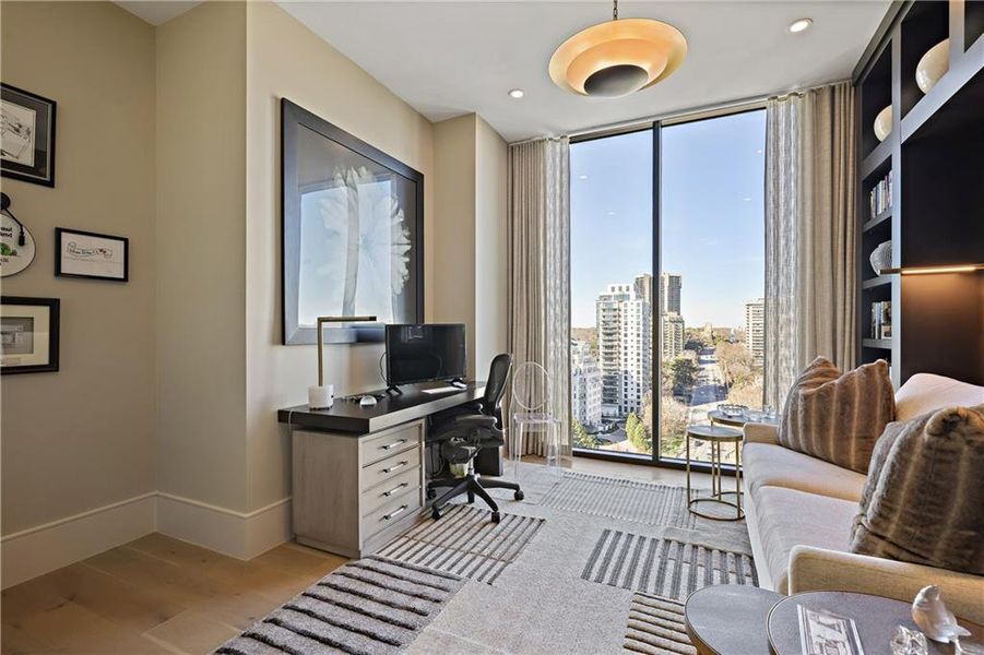 Furnished interior view inside a new home in The Dillon Buckhead, Atlanta (Image 44).