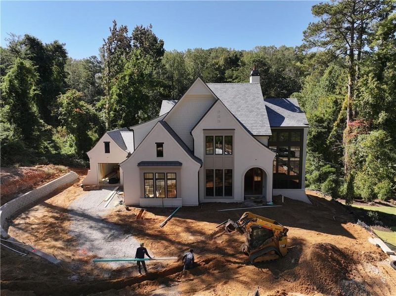 In-progress construction of a new home in Blue Heron Walk, Atlanta, GA (Image 26).