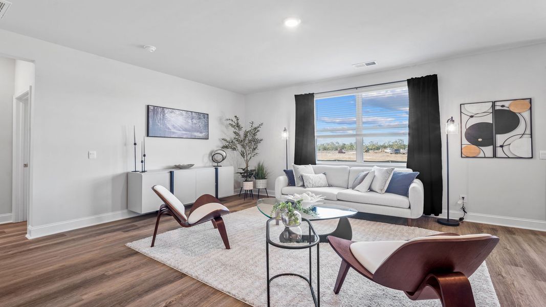 Furnished interior view inside a new home in The Retreat at East Argent, Ridgeland (Image 13). Furnished interior view inside a new home in The Retreat at East Argent, Ridgeland (Image 13).