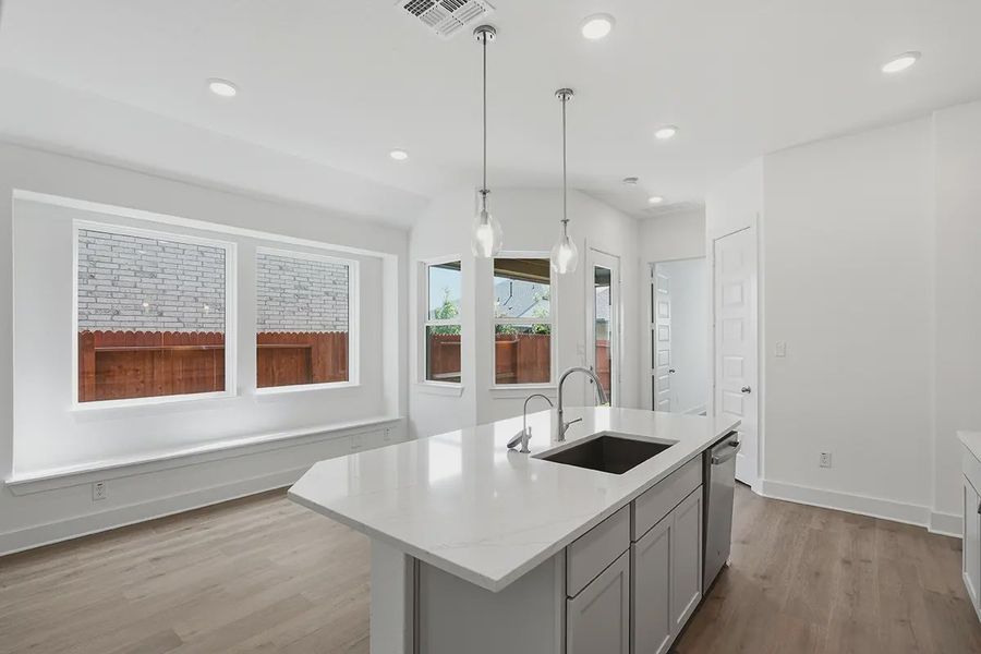 Furnished interior view inside a new home in Stillwater Ranch, San Antonio (Image 10).
