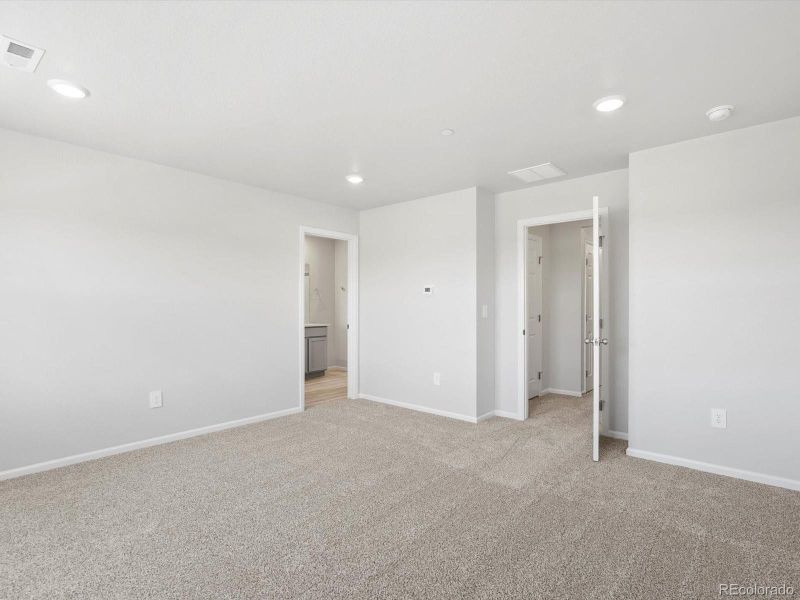 Spacious, unfurnished interior of a new home in Poudre Heights: The Meadow Collection, Windsor (Image 17). Spacious, unfurnished interior of a new home in Poudre Heights: The Meadow Collection, Windsor (Image 17).