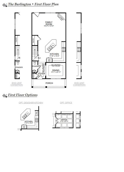 2D floor plan layout for the Burlington by Eastwood Homes in Lauren Park, Lexington, SC (Image 3).