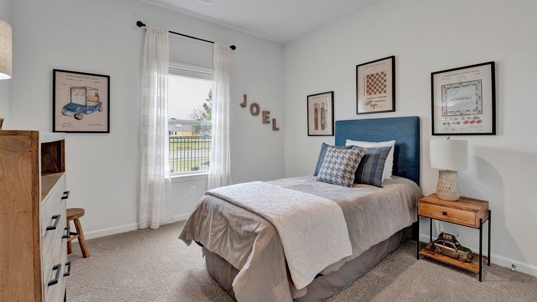 Furnished interior view inside a new home in Riverwood Gardens, Oakland (Image 27). Furnished interior view inside a new home in Riverwood Gardens, Oakland (Image 27).