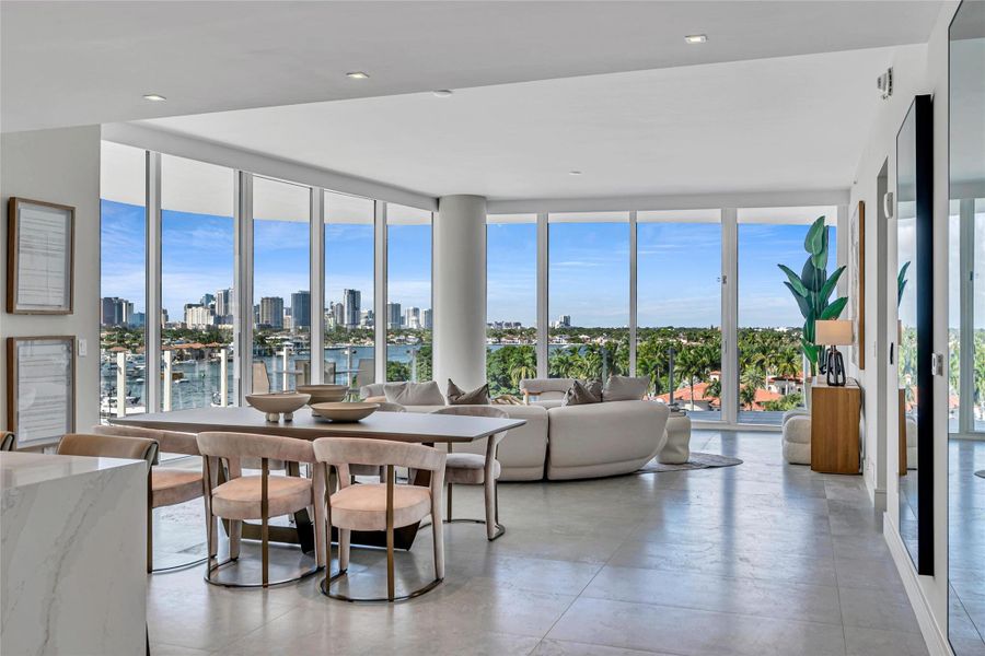 Furnished interior view inside a new home in , Fort Lauderdale (Image 48).