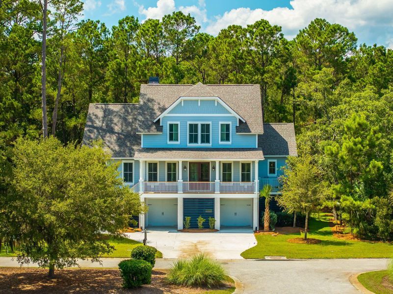 Front exterior of a new home in , Johns Island, SC, highlighting curb appeal (Image 31). Front exterior of a new home in , Johns Island, SC, highlighting curb appeal (Image 31).