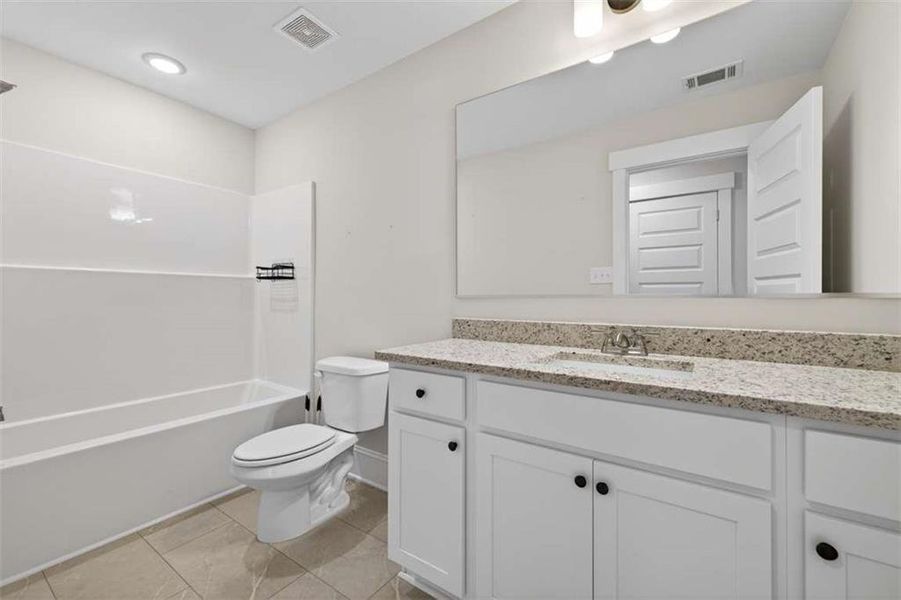 Furnished interior view inside a new home in , Comer (Image 38).