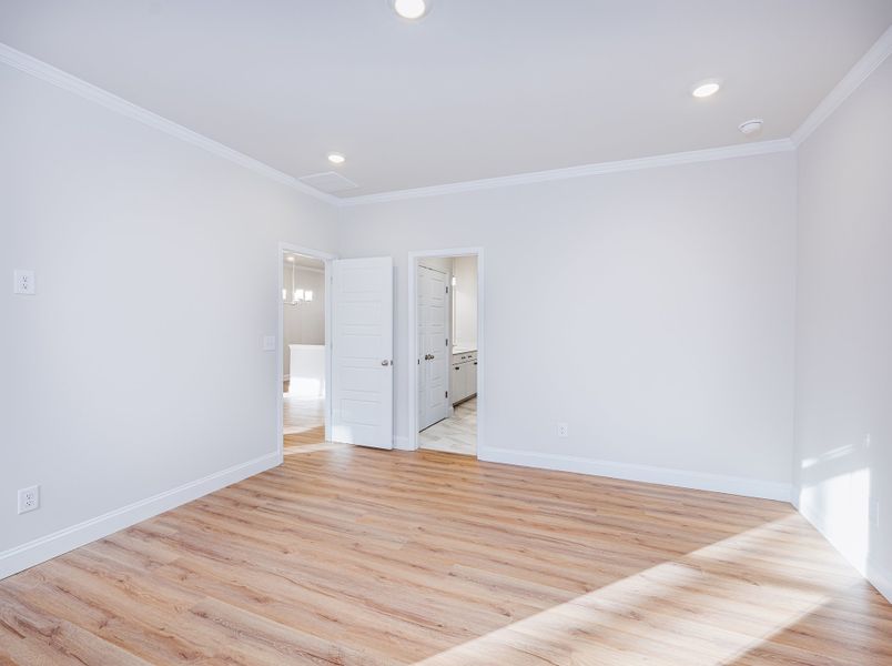 Representative unfurnished interior of a home built from the Hannah by Brookline Homes in The Terraces at Cramerton Mills, Gastonia (Image 6).