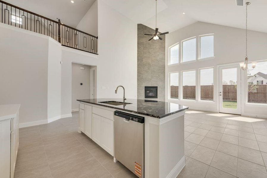 Furnished interior view inside a new home in , Wylie (Image 11).