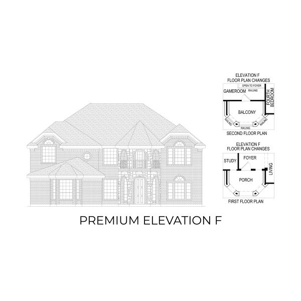 Representative rendering of the exterior for the Stonebriar 2FSW (w/Media) by First Texas Homes (Image 10). Representative rendering of the exterior for the Stonebriar 2FSW (w/Media) by First Texas Homes (Image 10).
