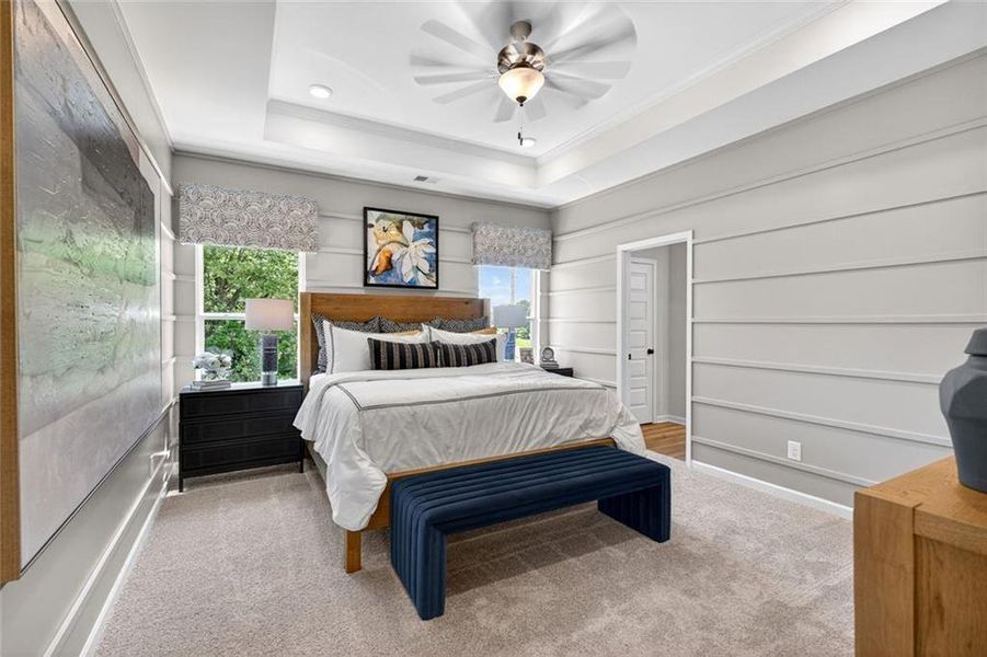 Furnished interior view inside a new home in Sagebrook, Powder Springs (Image 14).