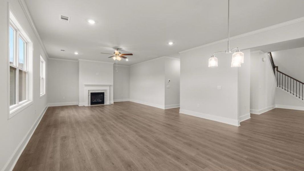 Spacious, unfurnished interior of a new home in Thalley Creek Estates, Cumming (Image 14).