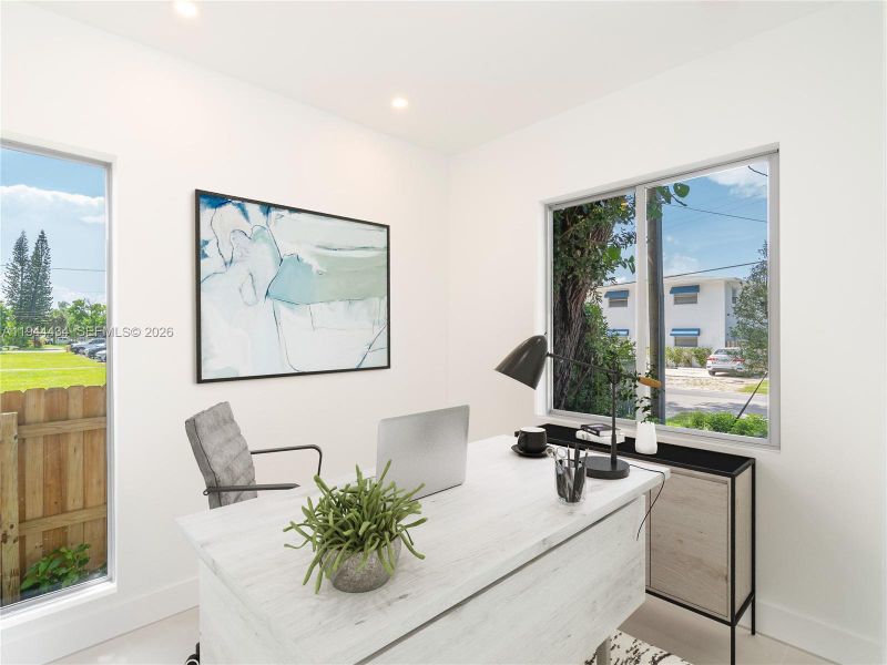 Furnished interior view inside a new home in , Fort Lauderdale (Image 7).