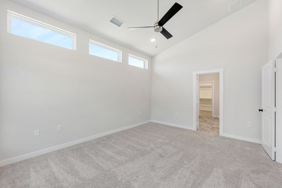 Spacious, unfurnished interior of a new home in Willow Grove Single-Family Homes, Melissa (Image 39).