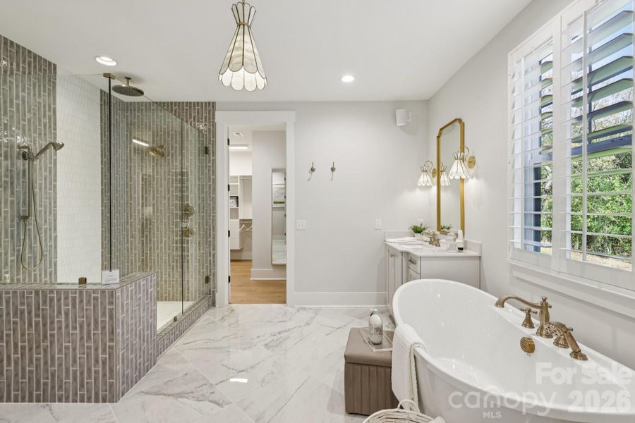 Furnished interior view inside a new home in , Charlotte (Image 16). Furnished interior view inside a new home in , Charlotte (Image 16).