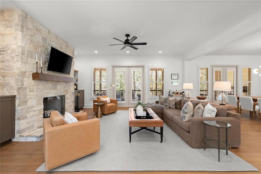 Furnished interior view inside a new home in , Marietta (Image 20). Furnished interior view inside a new home in , Marietta (Image 20).