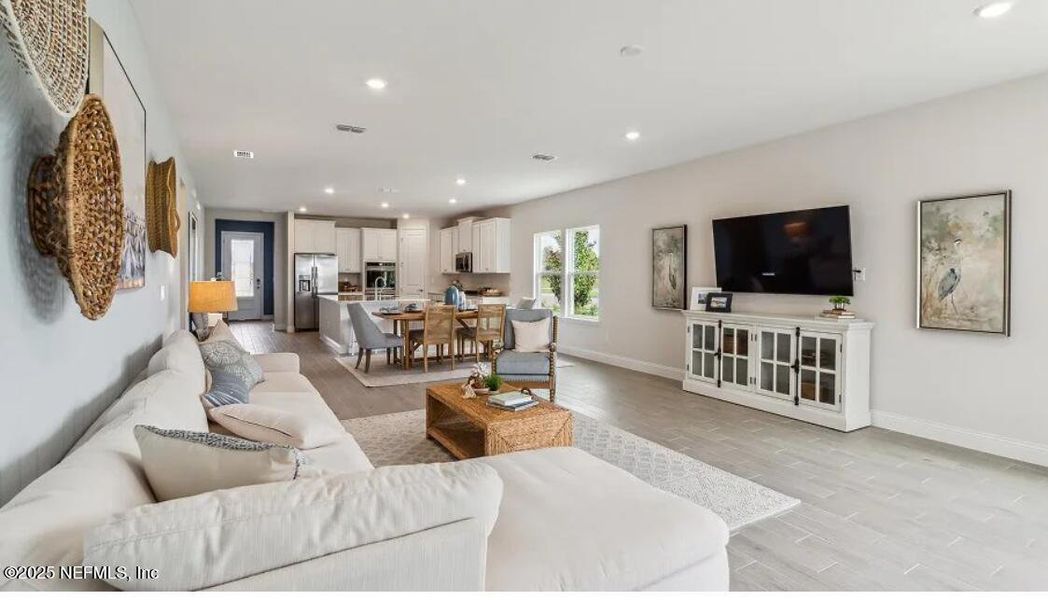 Furnished interior view inside a new home in Silver Meadows at SilverLeaf: Silver Meadows 50s, St. Augustine (Image 20).
