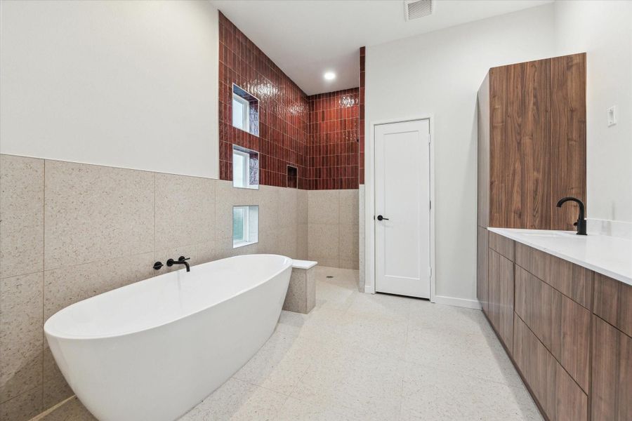 Furnished interior view inside a new home in , Houston (Image 3). Furnished interior view inside a new home in , Houston (Image 3).