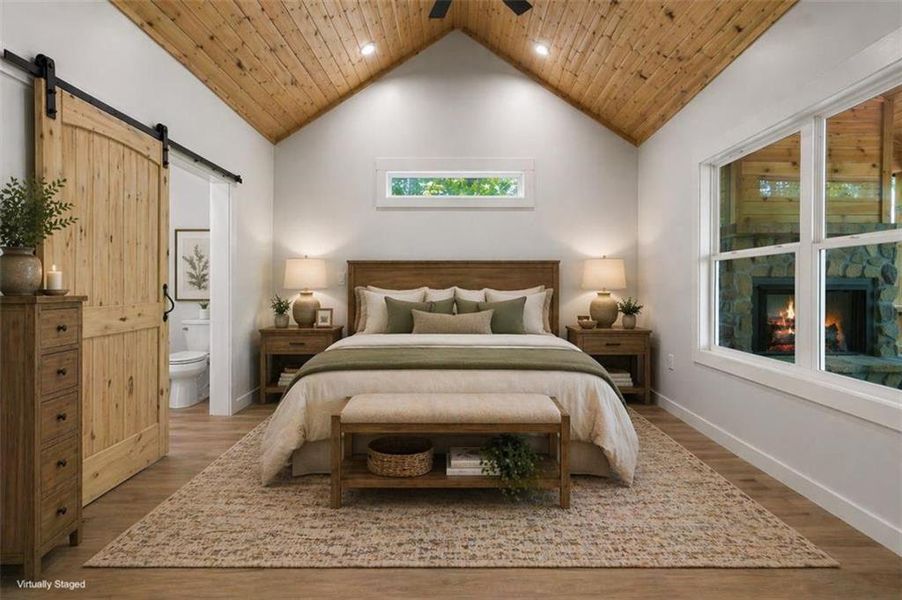 Furnished interior view inside a new home in , Ellijay (Image 4).
