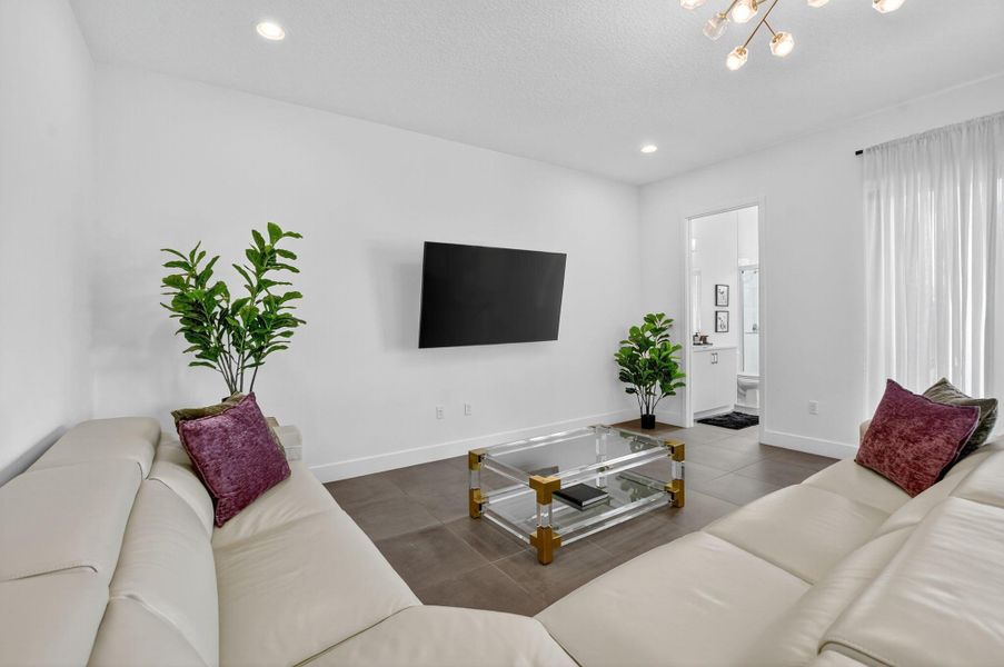 Furnished interior view inside a new home in , Boca Raton (Image 9).