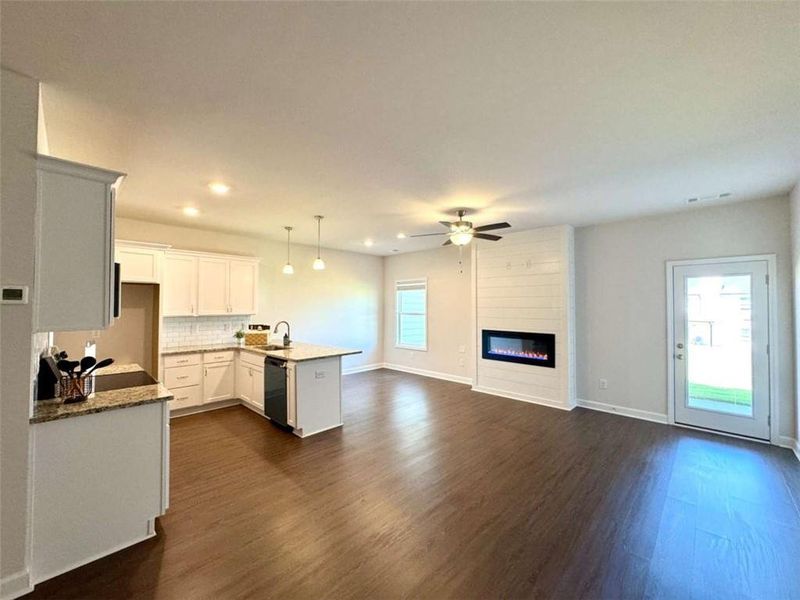 Furnished interior view inside a new home in , Lula (Image 12). Furnished interior view inside a new home in , Lula (Image 12).