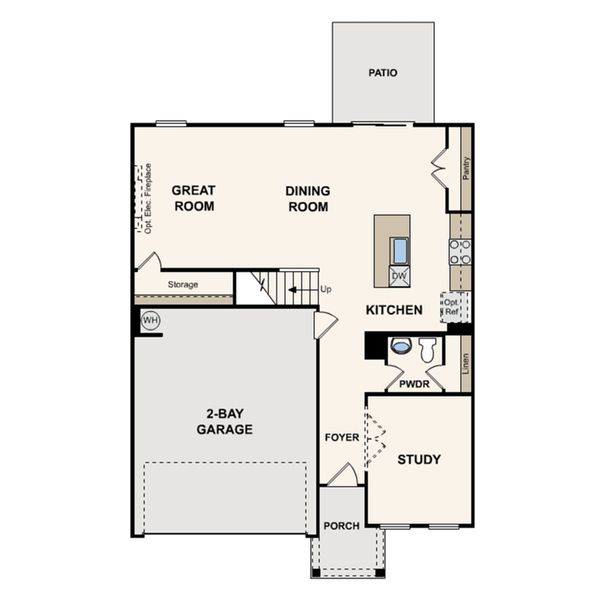 2D floor plan layout of this home in Barton Hills, Spring Hill, TN (Image 2). 2D floor plan layout of this home in Barton Hills, Spring Hill, TN (Image 2).