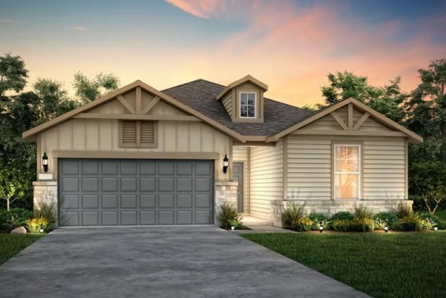 Pulte Homes, Parker elevation 40, rendering