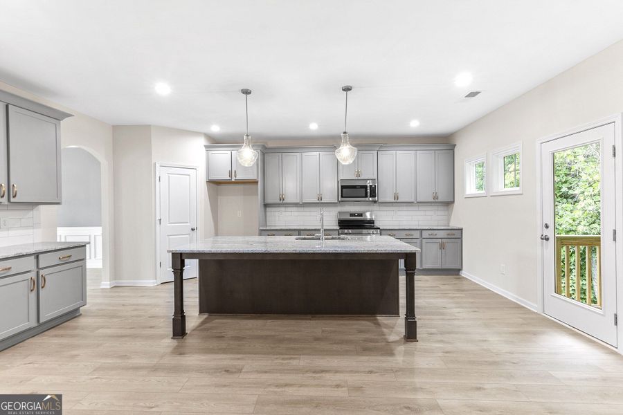 Furnished interior view inside a new home in Juliette Crossing, Forsyth (Image 15).