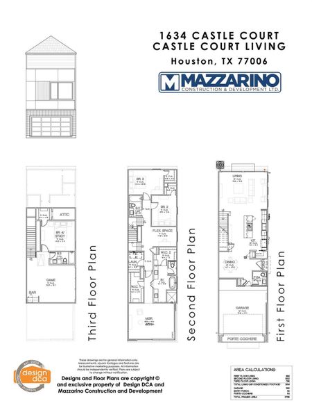 * Est Compl Date 9/15/2026 * Please be aware that these plans are the property of the architect/builder designer that designed them not DUX Realty, Mazzarino Construction or 1634 CASTLE COURT LLC and are protected from reproduction and sharing under copyright law. These drawing are for general information only. Measurements, square footages and features are for illustrative marketing purposes. All information should be independently verified. Plans are subject to change without notification.