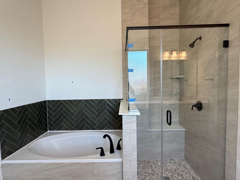 Garden Tub & Walk-in Shower in Primary Bath Garden Tub & Walk-in Shower in Primary Bath