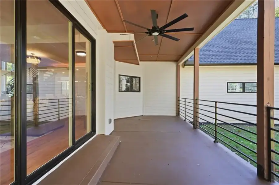 Exterior details and patio area of a home in , Fayetteville (Image 3). Exterior details and patio area of a home in , Fayetteville (Image 3).