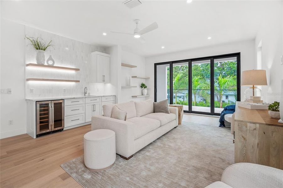 Furnished interior view inside a new home in , Sarasota (Image 13). Furnished interior view inside a new home in , Sarasota (Image 13).