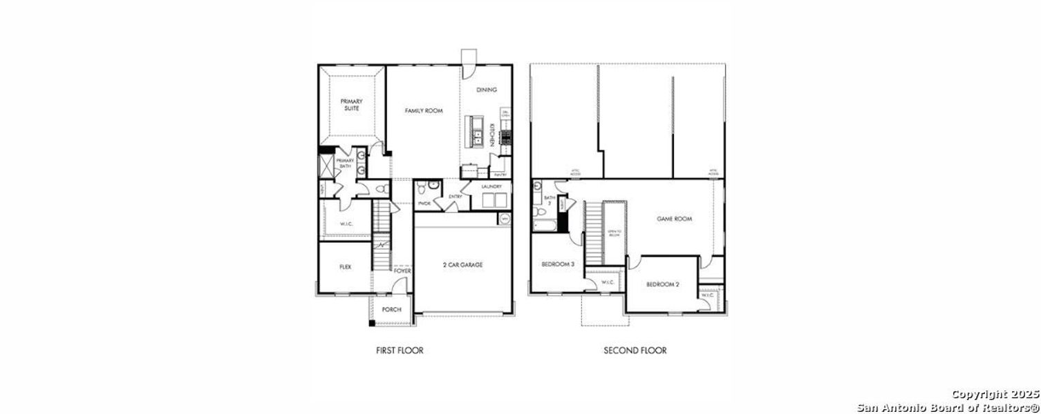 2D floor plan layout of this home in Autry Pond, San Antonio, TX (Image 5). 2D floor plan layout of this home in Autry Pond, San Antonio, TX (Image 5).