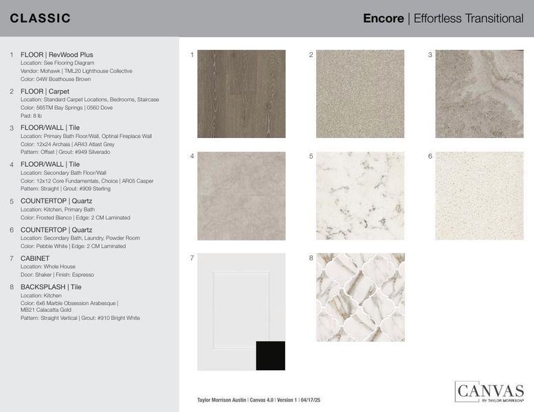 181 Little Tenina Trail design selections! This home is currently under construction and selections are subject to change.