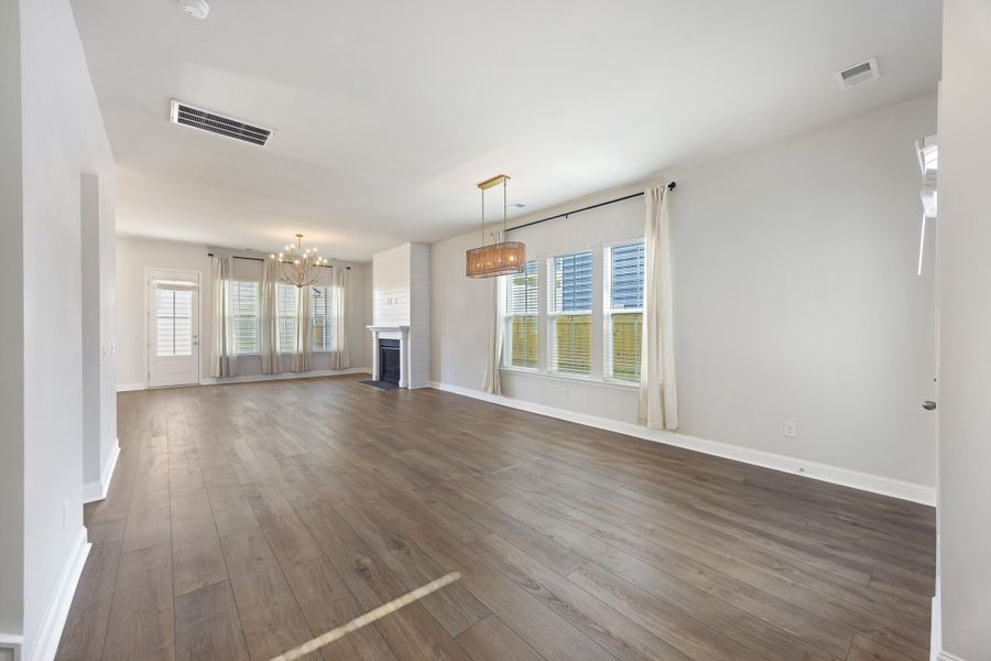 Spacious, unfurnished interior of a new home in Sweetgrass at Summers Corner, Summerville (Image 11). Spacious, unfurnished interior of a new home in Sweetgrass at Summers Corner, Summerville (Image 11).