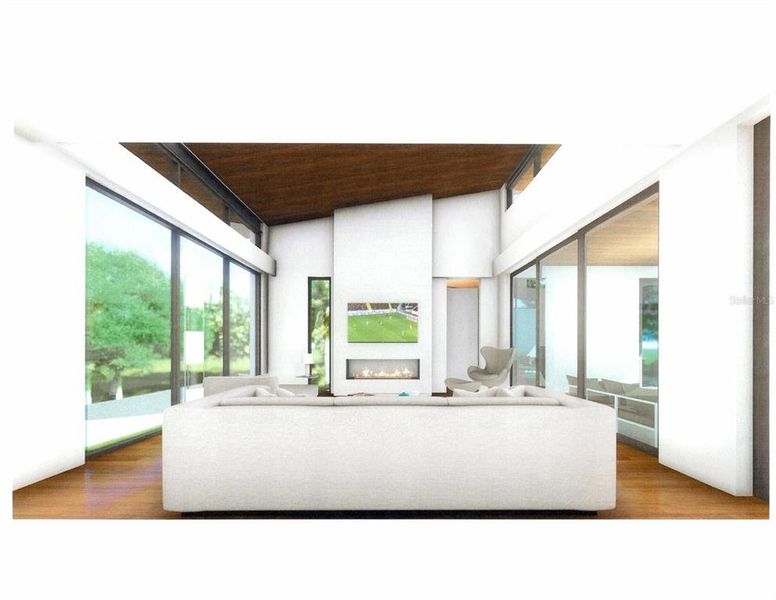 Furnished interior view inside a new home in , Sarasota (Image 6).