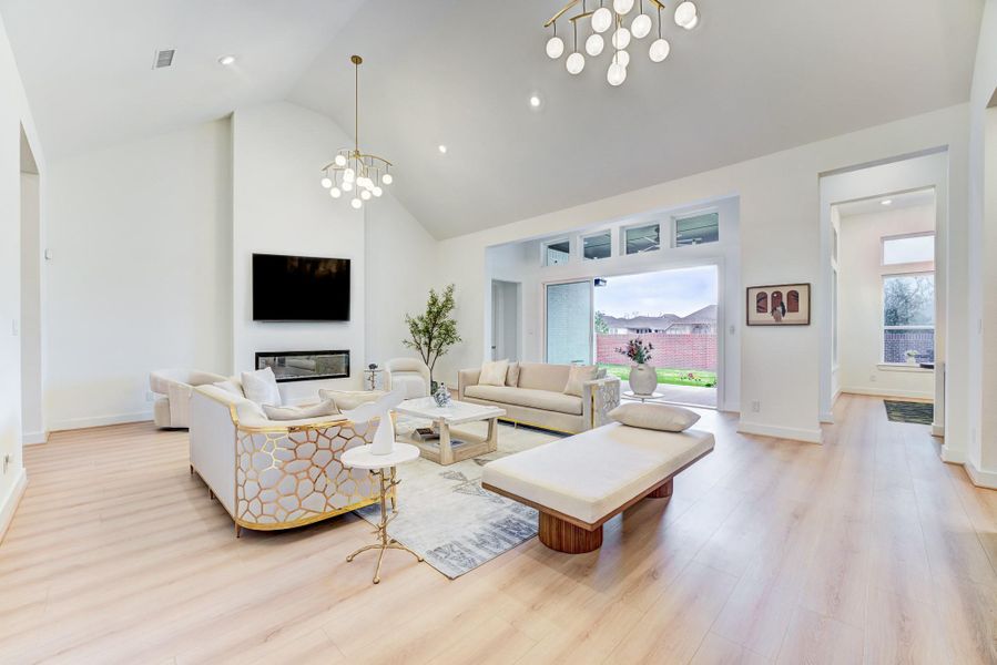 Furnished interior view inside a new home in , Missouri City (Image 10).