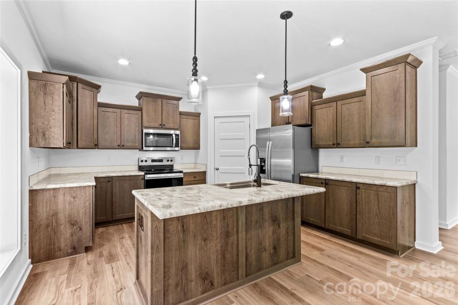 Furnished interior view inside a new home in , Mocksville (Image 5).