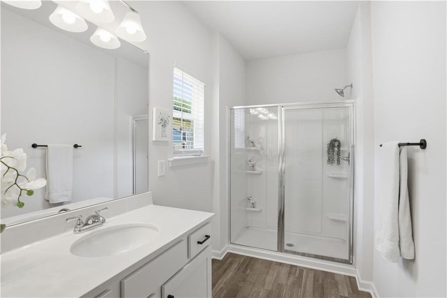 Furnished interior view inside a new home in , Cartersville (Image 7).