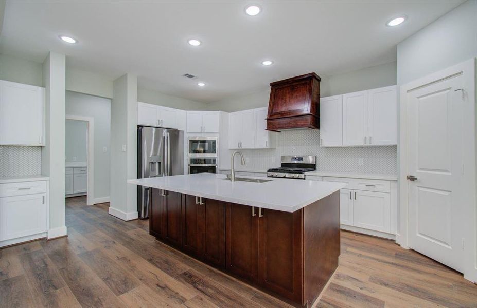 Tailored to a chef's dream, this kitchen will make an impression