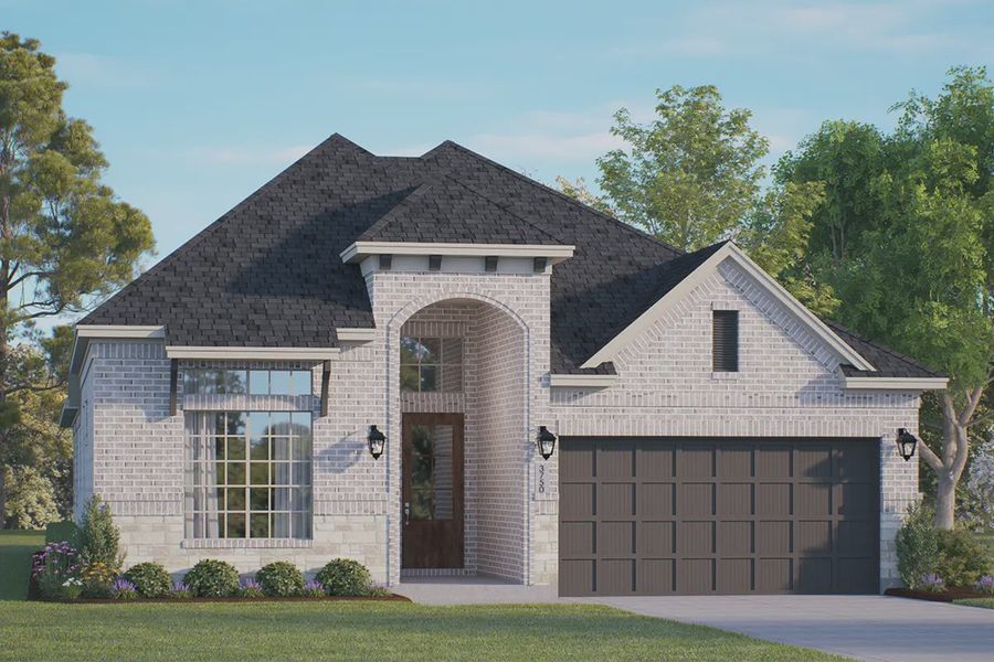 Representative exterior photo of a completed home built from the Lynnbrook by Chesmar Homes in Sienna, Missouri City, TX (Image 16). Representative exterior photo of a completed home built from the Lynnbrook by Chesmar Homes in Sienna, Missouri City, TX (Image 16).