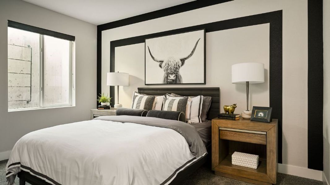 Furnished interior view inside a new home in The Aurora Highlands, Aurora (Image 25). Furnished interior view inside a new home in The Aurora Highlands, Aurora (Image 25).