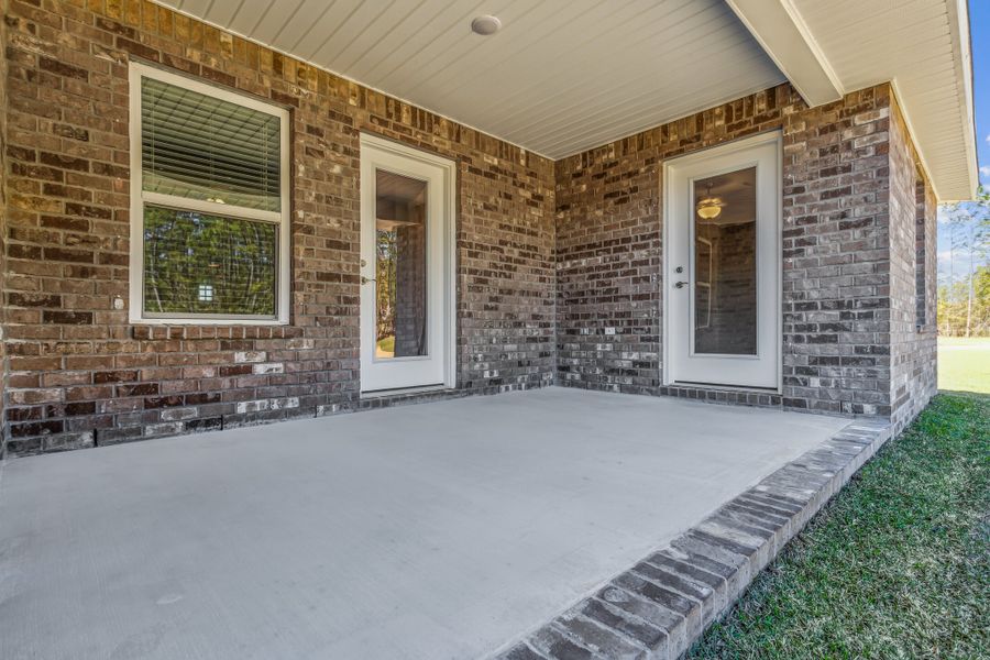 Representative exterior photo of a completed home built from the The Turquoise by Herbst Homes in Clear Water Landing, Milton, FL (Image 46).
